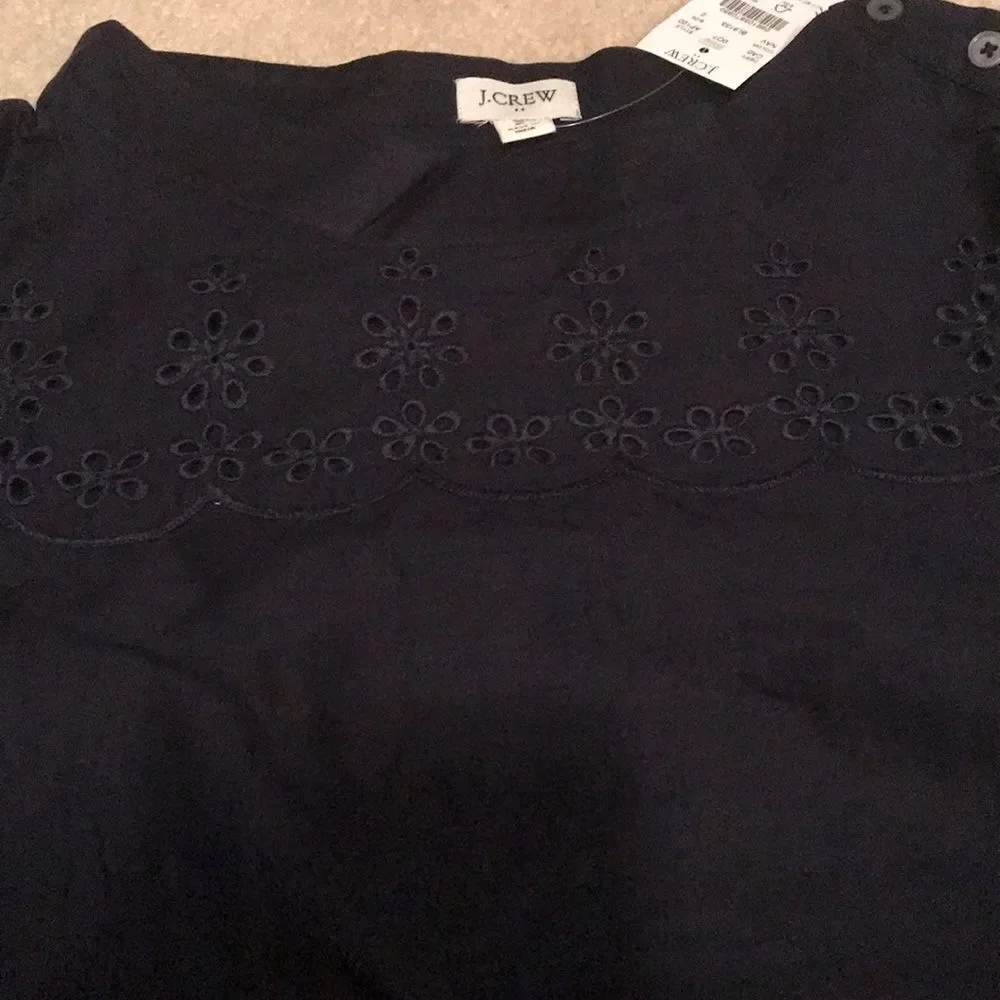 Jcrew scalloped eyelet